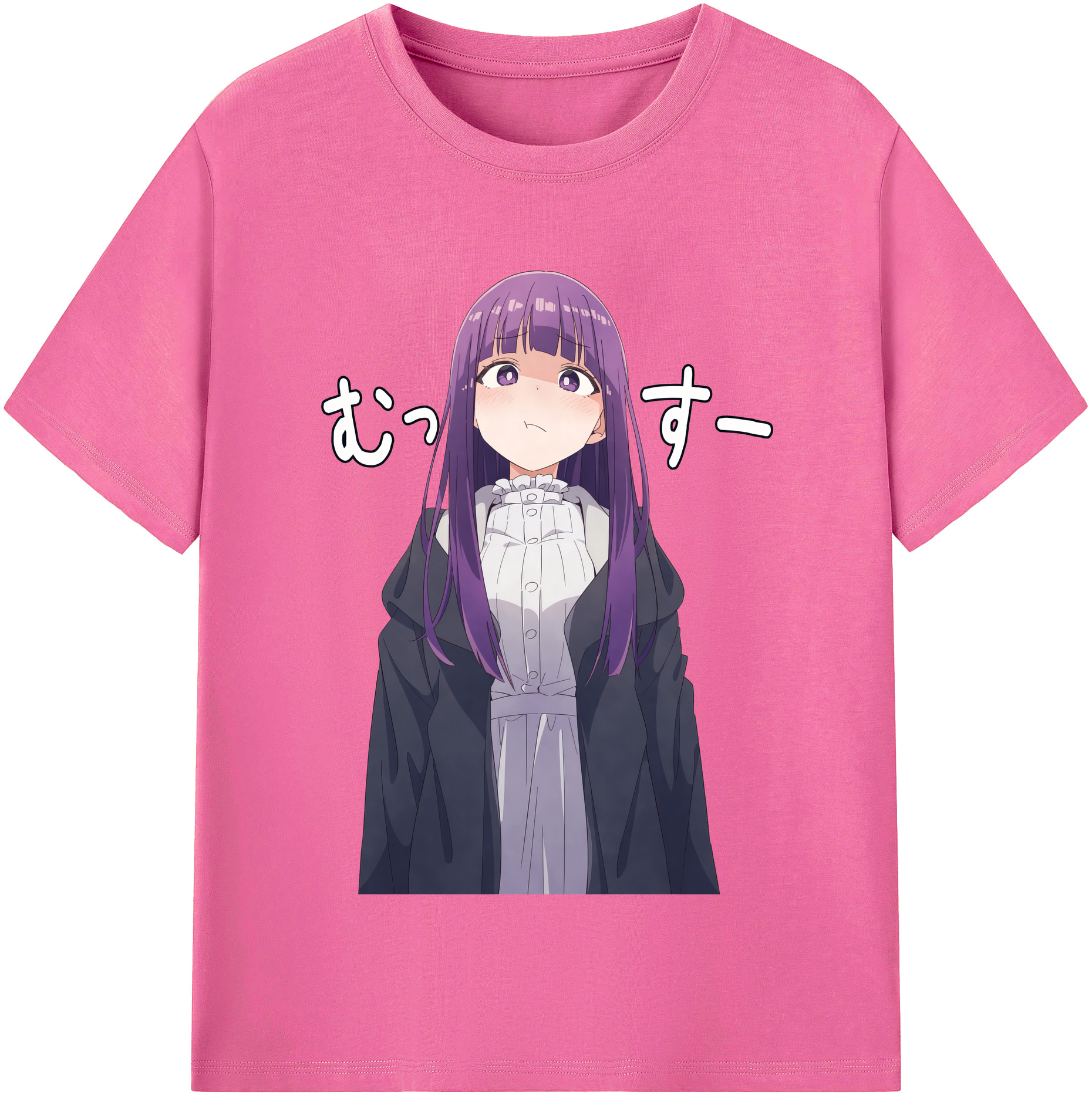 （画像用） 葬送のフリーレン Frieren レディースカジュアルプリントTシャツ（綿100％）